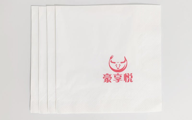 White Virgin Wood Paper Napkins