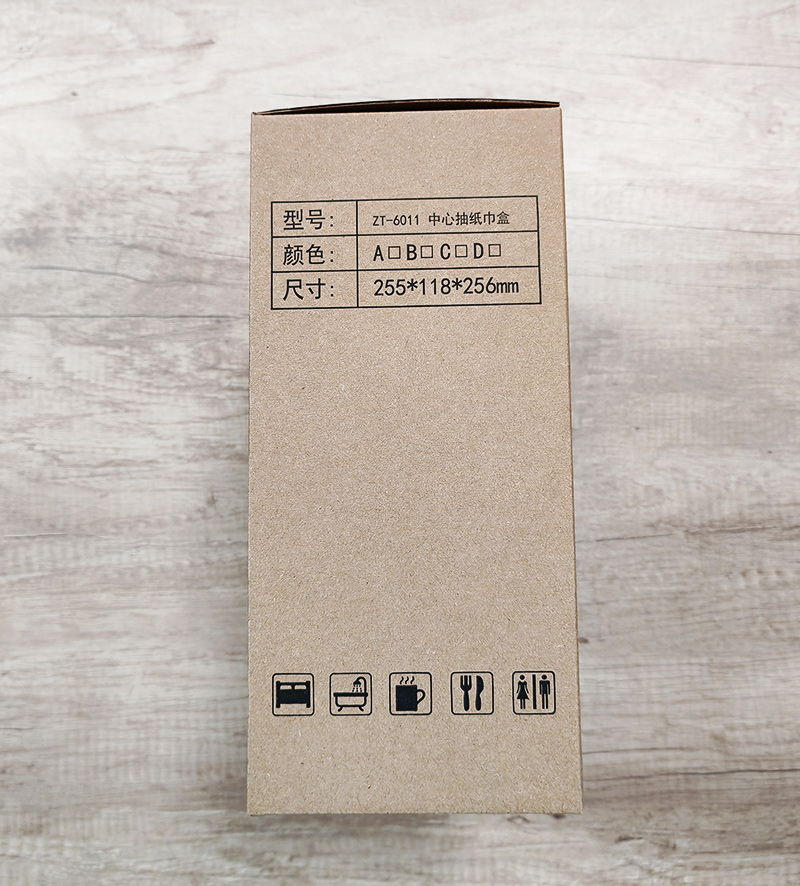packaging of industrial toilet paper dispenser